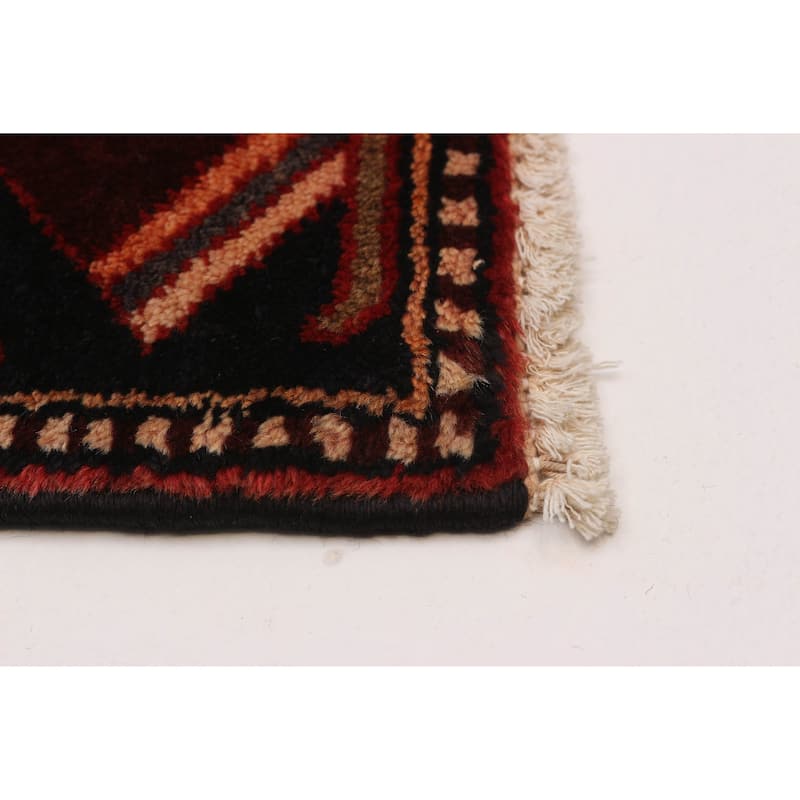ECARPETGALLERY Hand-knotted Anadol Red Wool Rug - 3'6 x 9'6