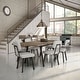 preview thumbnail 1 of 12, Amisco Kane Extendable Dining Table with Distressed Wood Top