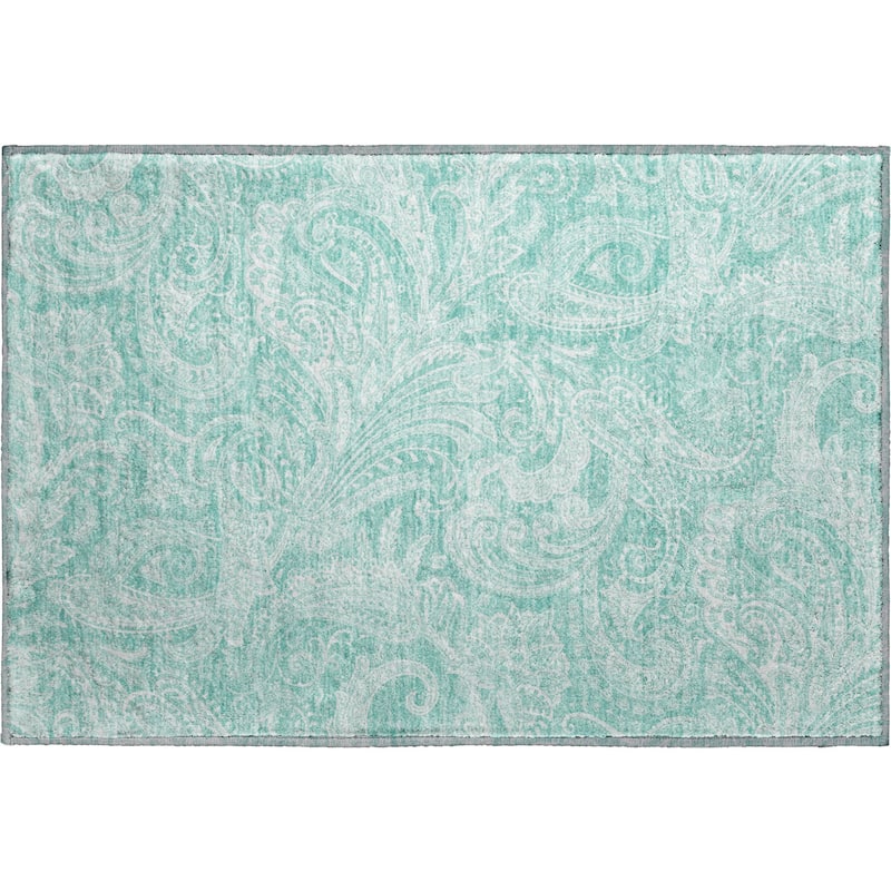Premium Washable Super Soft Traditional Paisley Mayfield Rug