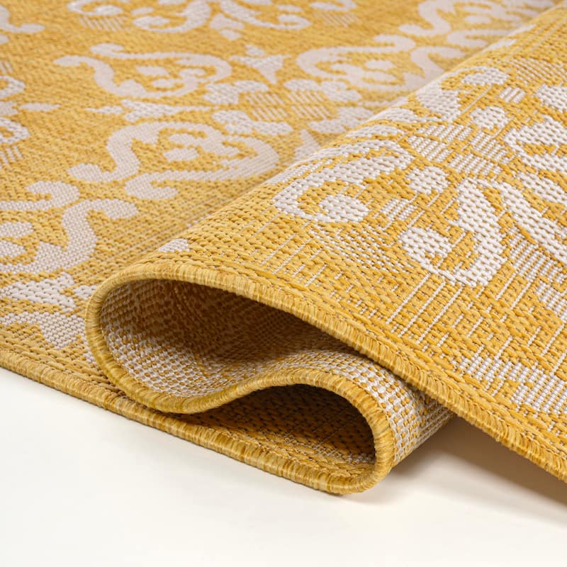 JONATHAN Y Maribel Traditional Mediterranean Tile Design Indoor/Outdoor Area Rug