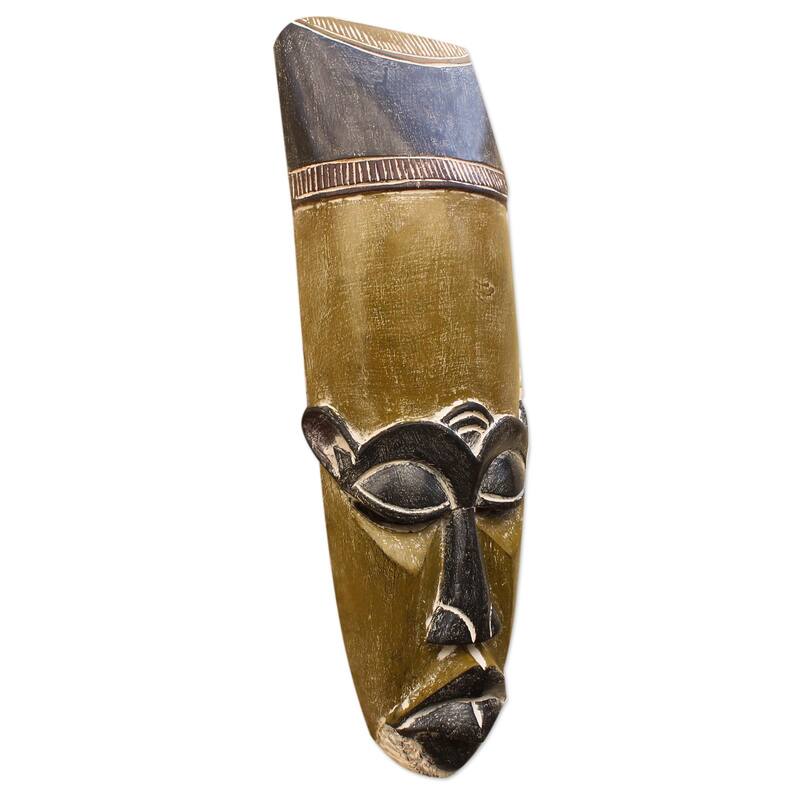 Novica Handmade Frafra African Wood Mask