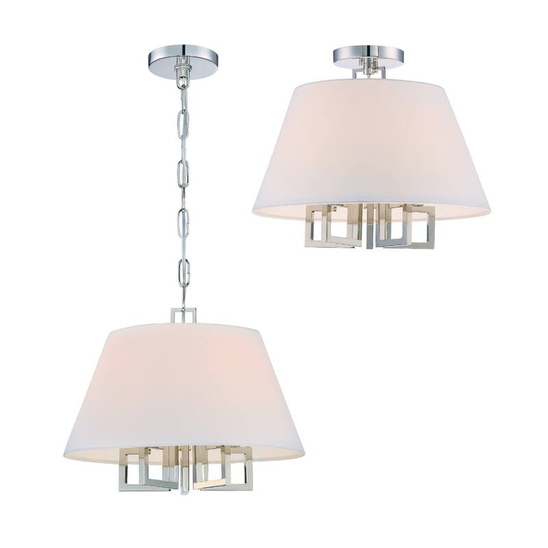 Crystorama Lighting Group 2255_CEILING Westwood 5 Light 16" Wide Flush