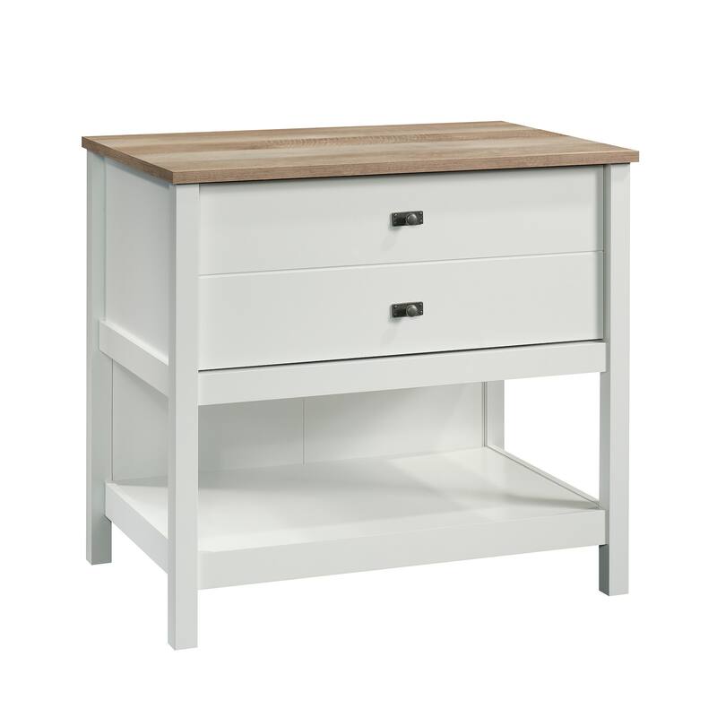 Lateral File, File Cabinet , Office Storage Cabinet White finish - White