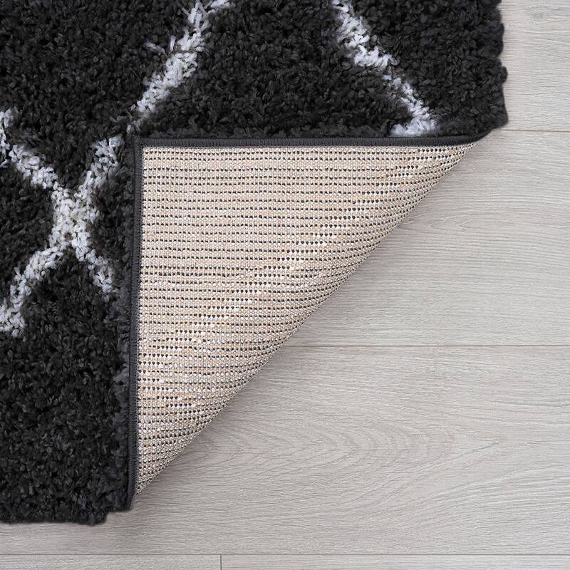 Joy Shag Moroccan Stripe Indoor Area Rug