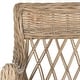 preview thumbnail 4 of 6, SAFAVIEH Rural Woven Dining Hinaku Kubu Natural Rattan Arm Chair - 24" x 28" x 37"