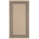 preview thumbnail 52 of 89, SAFAVIEH Courtyard Sherrie Border Indoor/ Outdoor Waterproof Patio Backyard Rug 2' x 3'7" - Grey/Cream