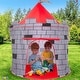 preview thumbnail 1 of 6, Portable Kids Castle Tent, Large Princess Tent