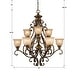 preview thumbnail 2 of 0, Crystorama Lighting Group Norwalk 9 Light 34" Wide Chandelier with