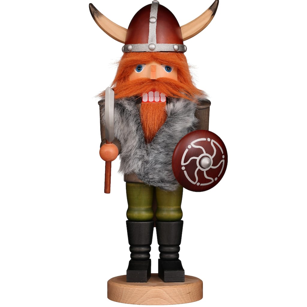 16.5” Viking Christmas Handmade Wooden Nutcracker