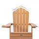 preview thumbnail 24 of 26, Folding Adirondack Chair with Cup Holder, for Patio Deck Garden