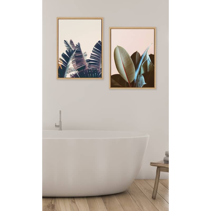 Kate and Laurel Sylvie Fahrenheit Framed Canvas by Alicia Bock