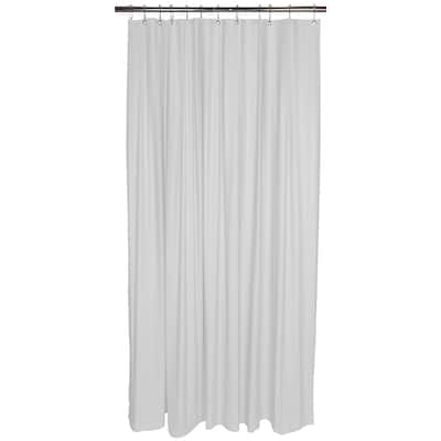 Bath Bliss Shower Liner in White