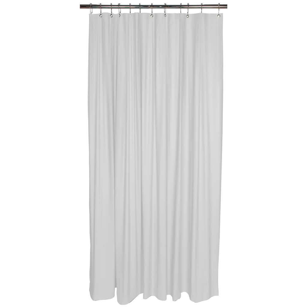 Bath Bliss Shower Liner in White