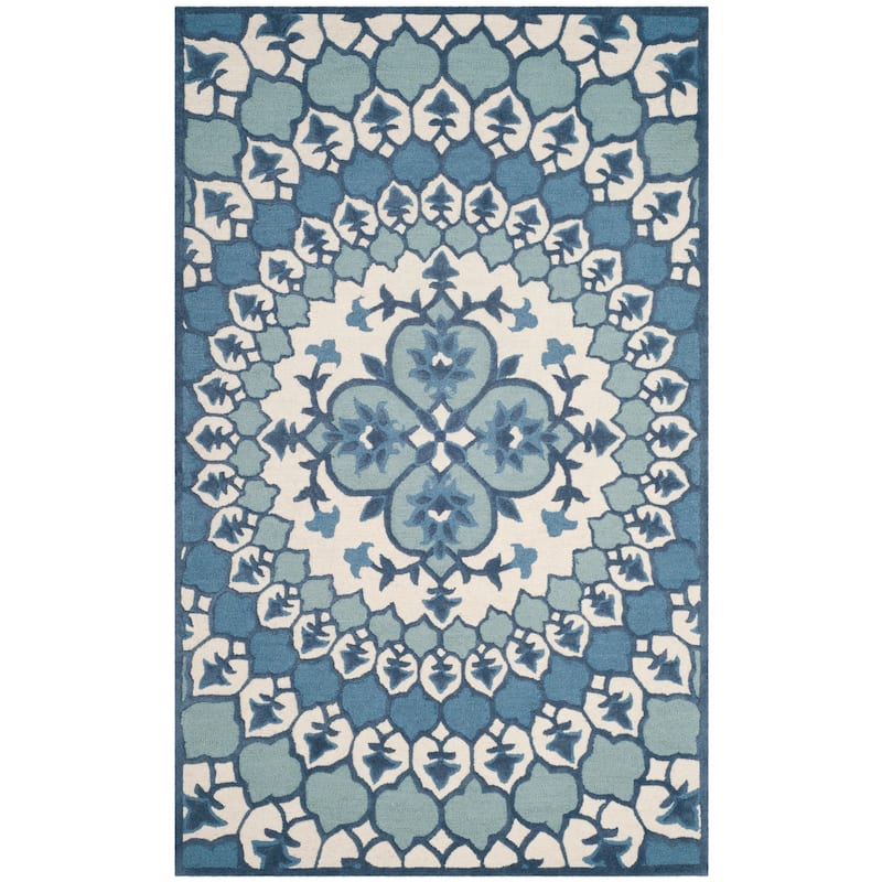 SAFAVIEH Handmade Bellagio Ronak Modern Oriental Wool Rug