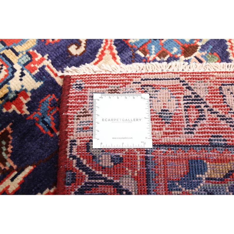 ECARPETGALLERY Hand-knotted Andelz Dark Navy Wool Rug - 3'9 x 10'11