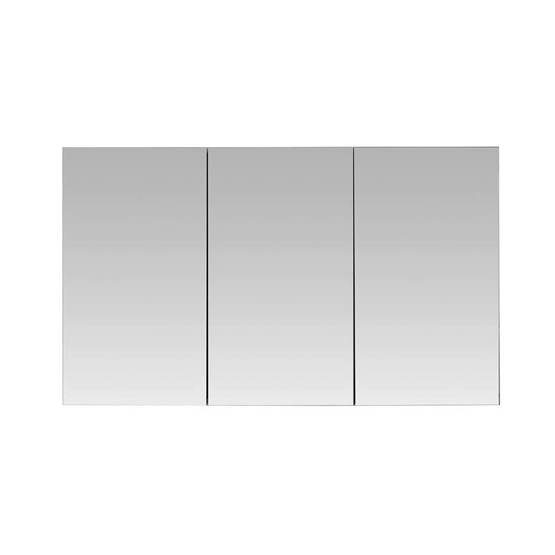 AQUADOM Royale 60W Medicine Cabinet Defogger, 3X LED Lighted Vertically Adjustable Magnifying Mirror, Electrical Outlets.