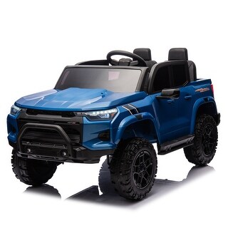 24V Ride-On Electric Pickup for Kids with USB, Bluetooth, and Parental Control for Ages 3+