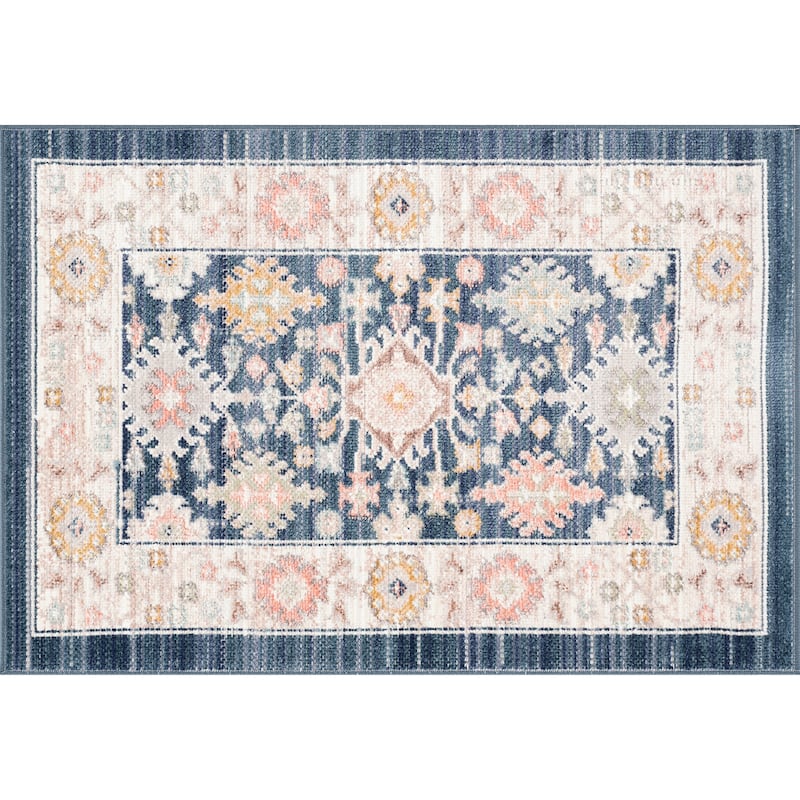 Crosswood Ellen Traditional Floral Indoor Polyester Area Rug