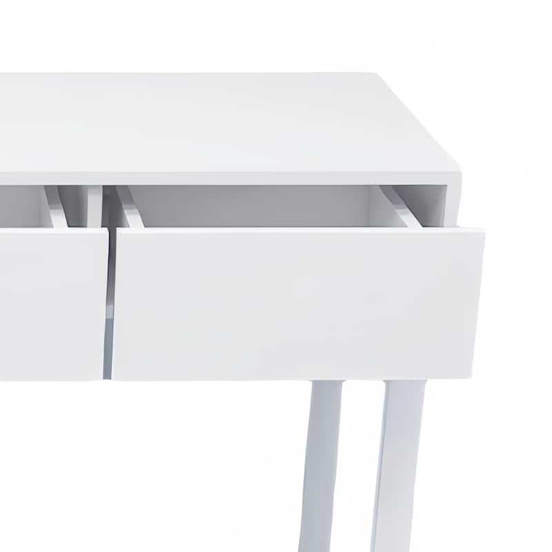 Minimalist Design Wooden Dresser with 10 Drawers, White