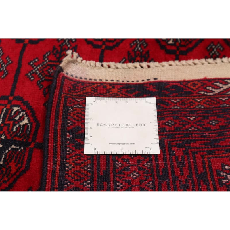Teimani Red Rug 3'11" x 5'10" - 3'11 x 5'10