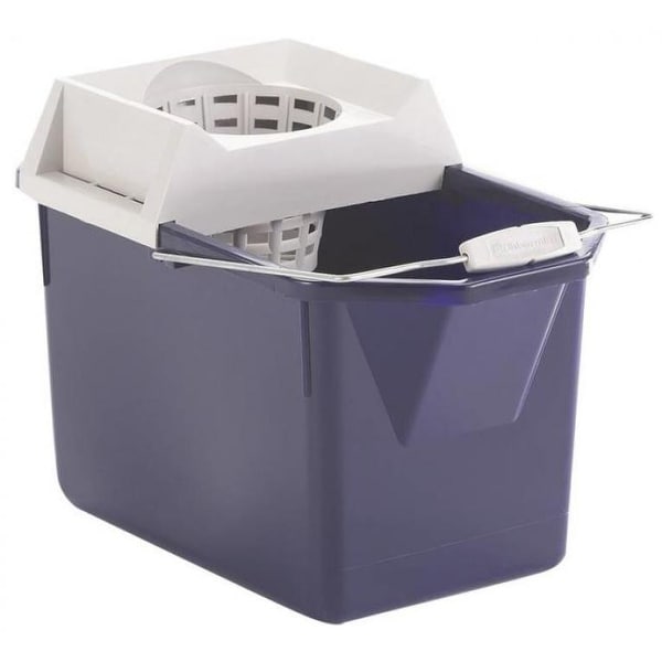 Rubbermaid 619400STL Mop Bucket With Wringer Combo, 15 Quart
