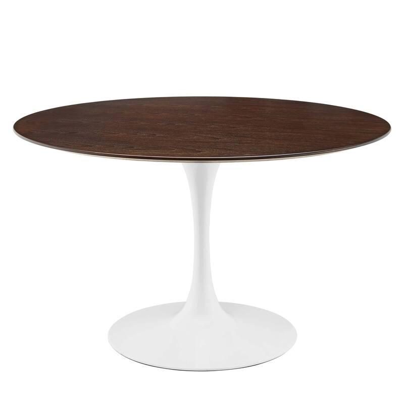Lippa 48" Round Wood Grain Dining Table - Cherry