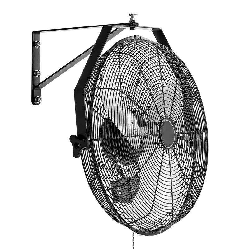18 Inch Industrial Wall Mount Fan 3 Speed 4000 CFM Garage Workshop Fan