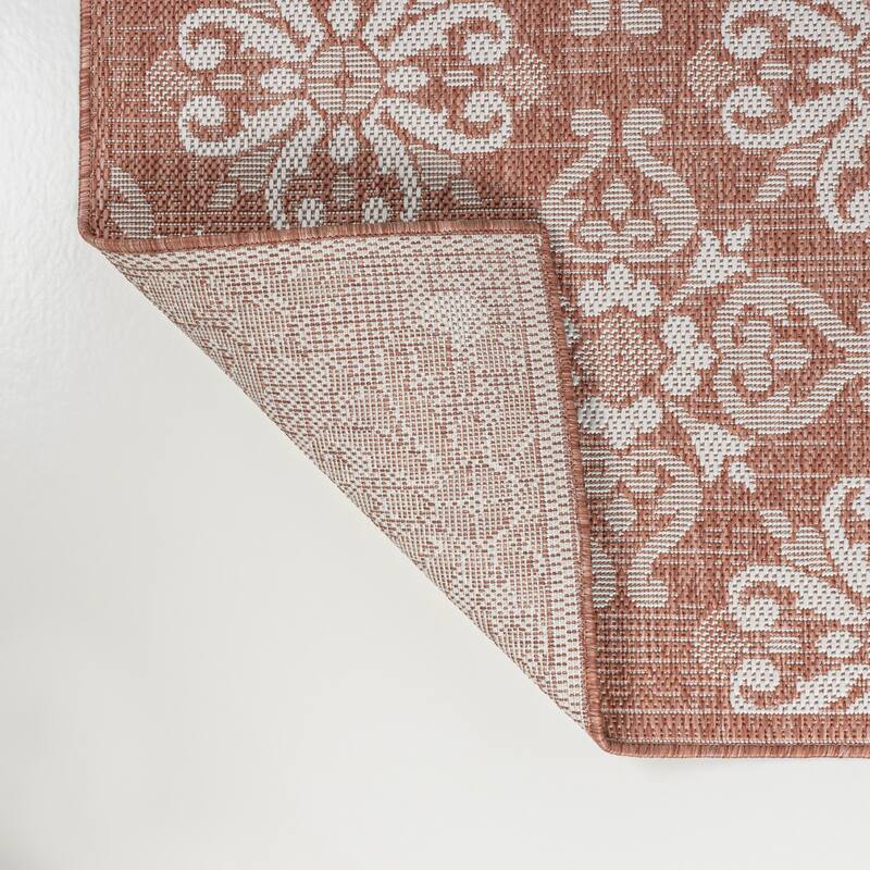JONATHAN Y Maribel Traditional Mediterranean Tile Design Indoor/Outdoor Area Rug