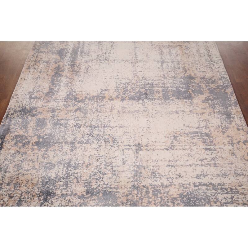 Abstract Modern Area Rug Hand-Knotted Wool Carpet - 5'0"x 7'11"