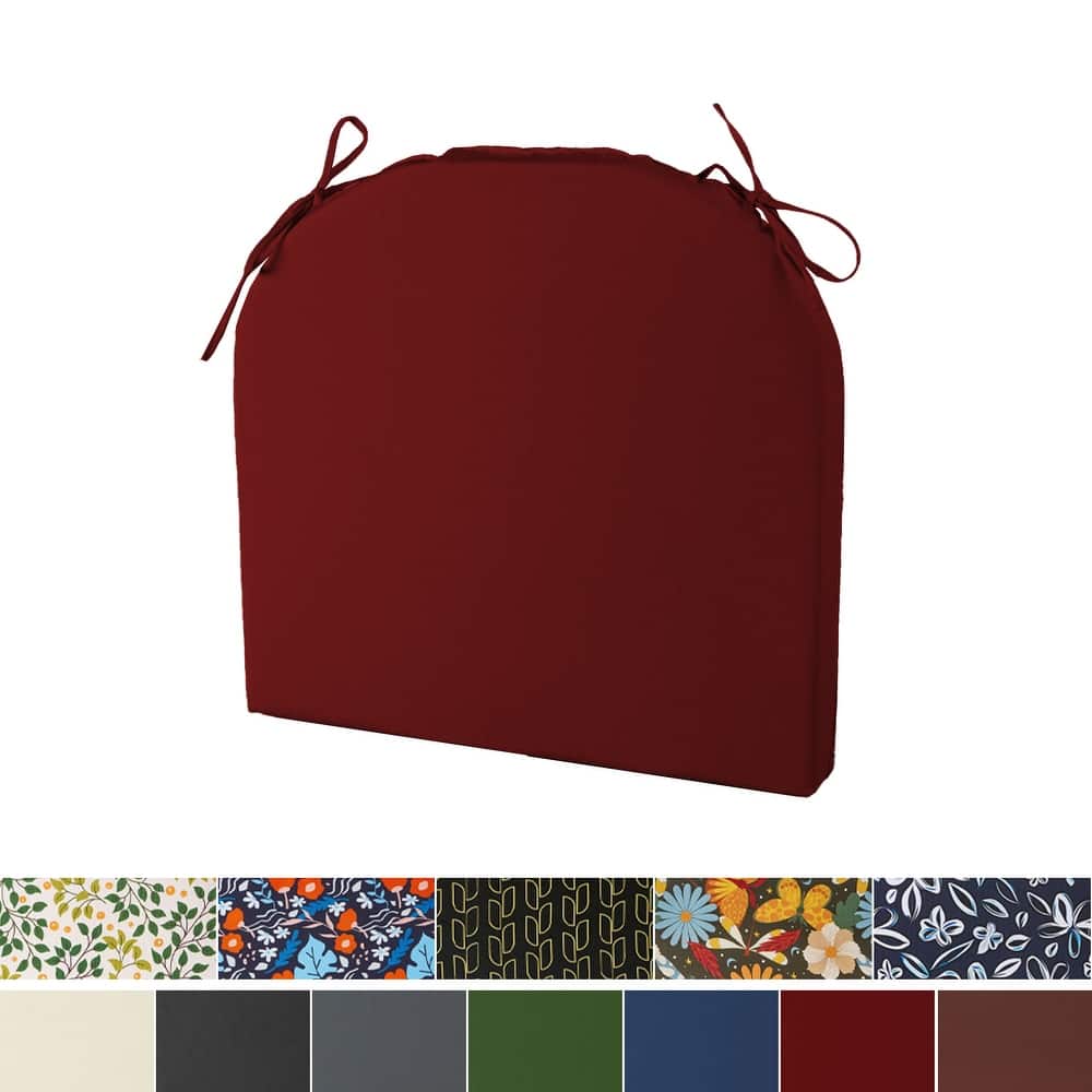 Set of 4 Solid Soft Outdoor Patio Deep Seat Cushion