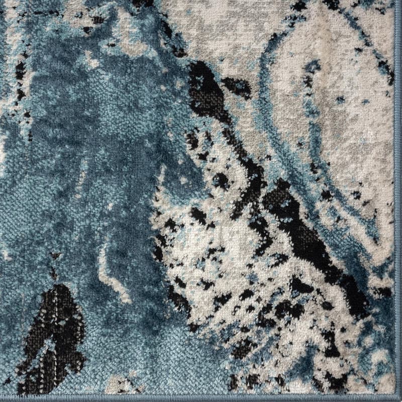 Luxe Weavers Modern Abstract Marble Swirl Area Rug, Indoor Carpet