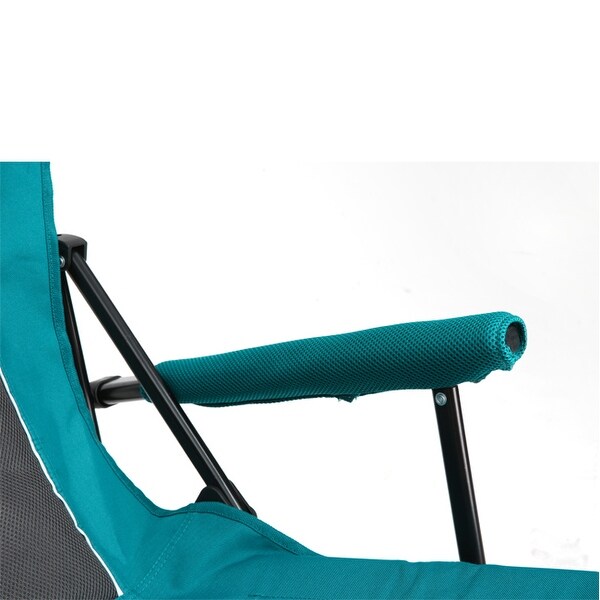 High-Back Heavy-Duty Lawn Chair Supports 250 Lbs, Portable