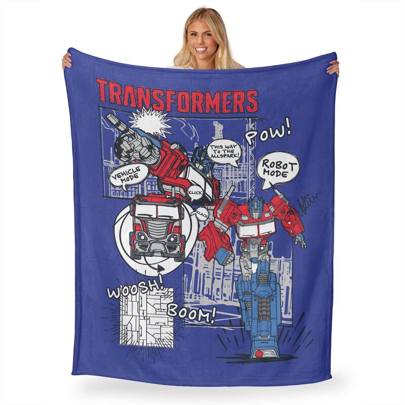 Hasbro Transformers Silk Touch Throw Blanket