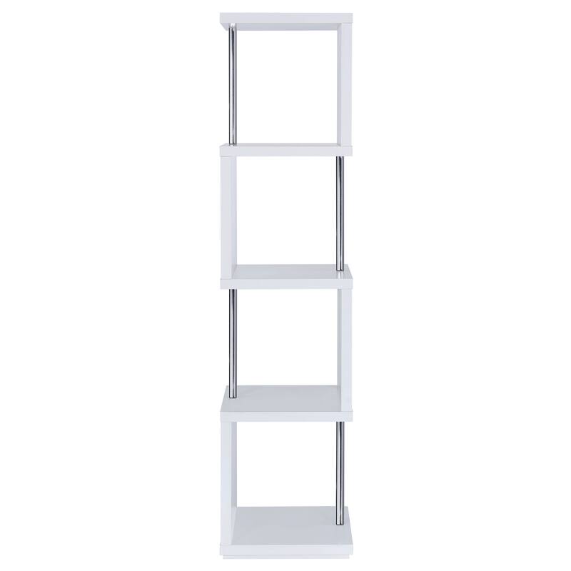 Baxter Contemporary 67-inch 4-shelf Bookshelf - 15.50" x 15.50" x 66.50"