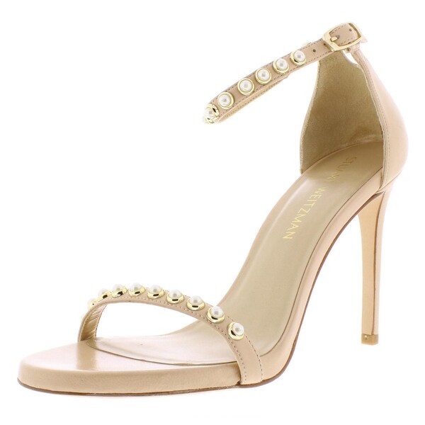 stuart weitzman shoes with pearls