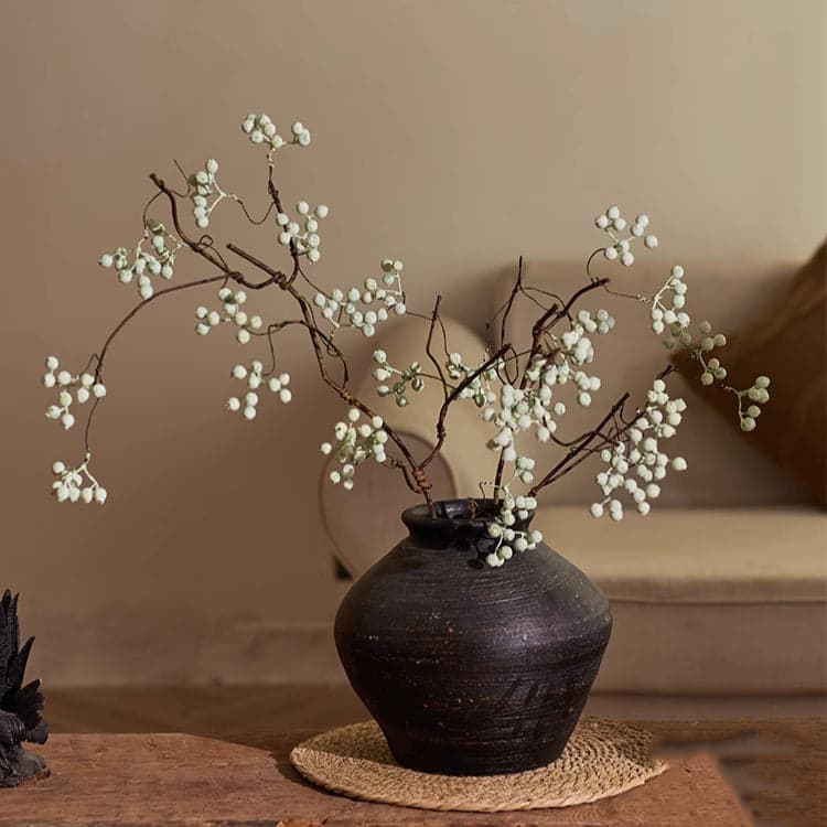 RusticReach Zen Style Light Green Berry Stem 37.8" Tall