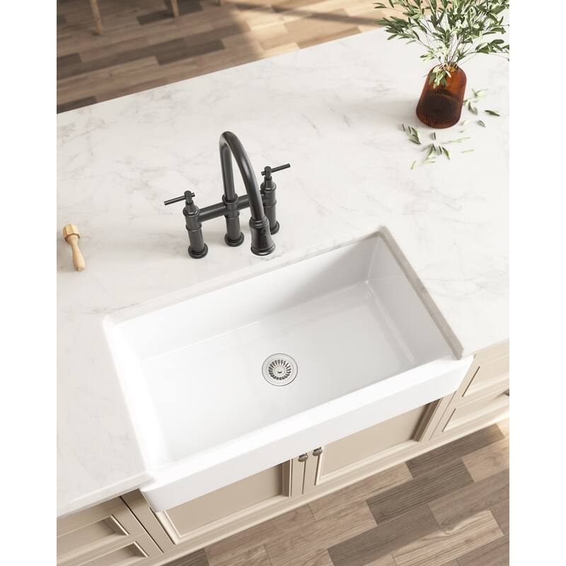 Farmhouse Sink Deep Apron Sink Undermount Kitchen Sink Single Farm Sink