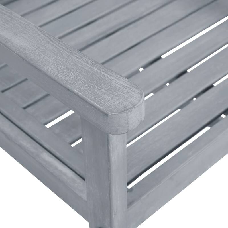 vidaXL Patio Chairs Outdoor Chair with Cushions for Deck Solid Wood Acacia