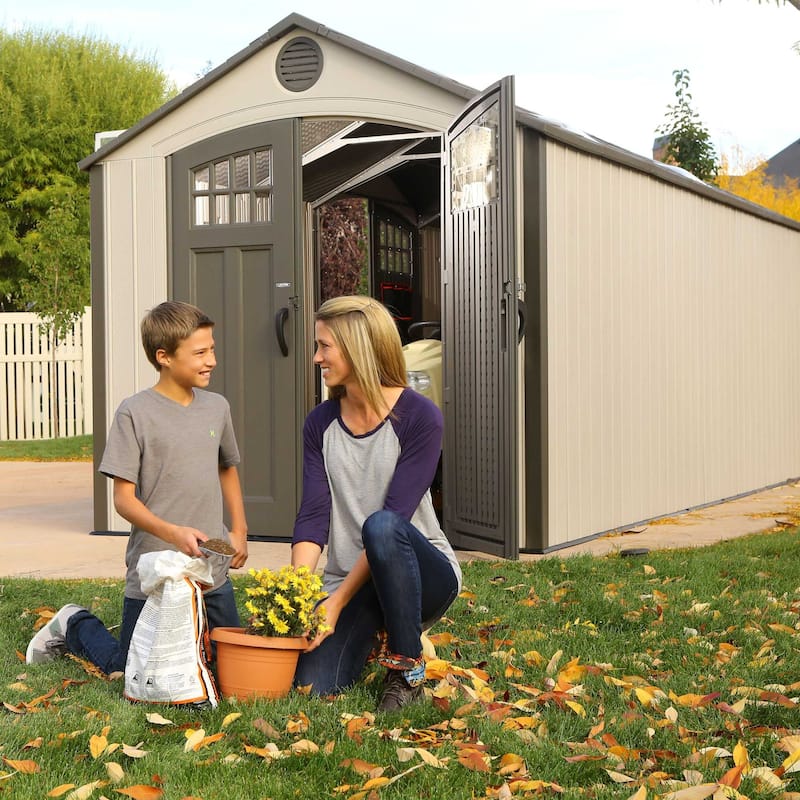 Lifetime 20 Ft. x 8 Ft. Outdoor Storage Shed