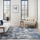 preview thumbnail 33 of 33, Nourison Grafix Indoor Blue Abstract Area Rug