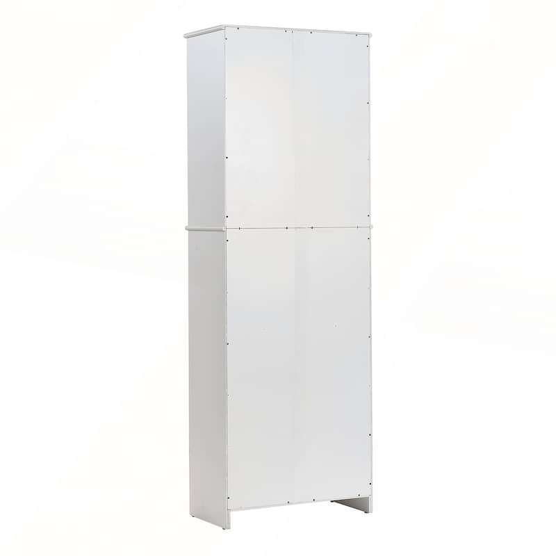 67in Tall Kitchen Pantry Cabinet with Doors and Shelves