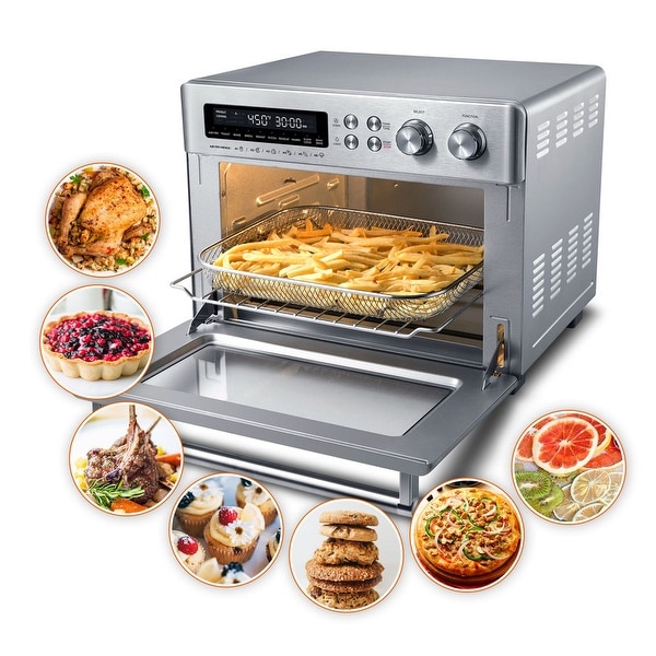 10in1 Toaster Oven Air Fryer Convection Pizza Oven Airfryer Combo