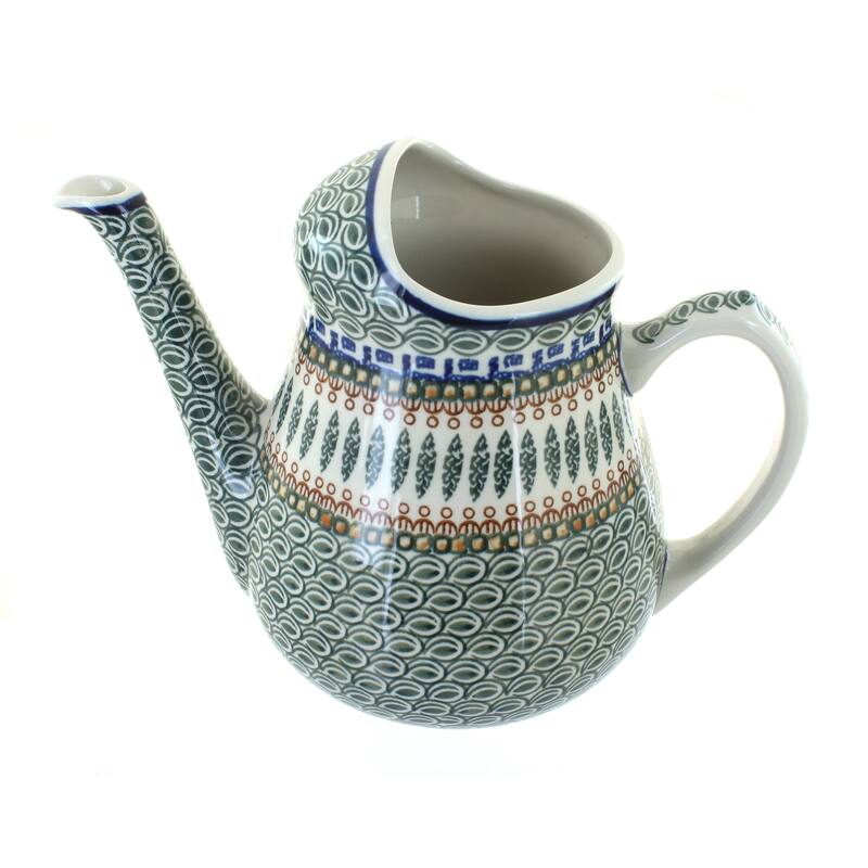 Blue Rose Polish Pottery 521 Ceramika Artystyczna Watering Can - Tuscany