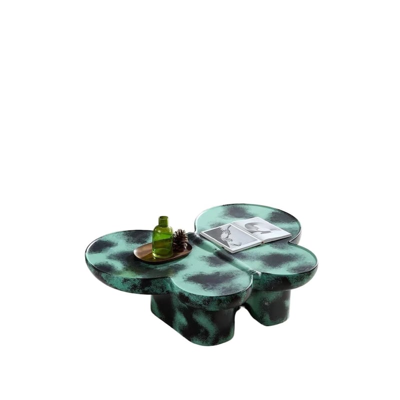 Butterfly-Inspired Coffee Table Low Height Profile End Table