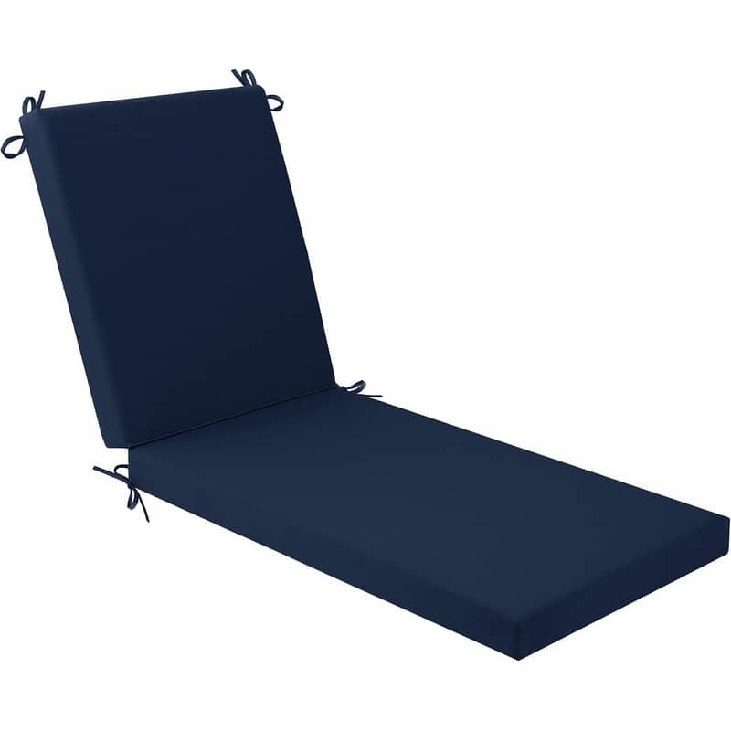 WINSOON Chaise Lounge Cushions Outdoor 80 x 26 x 3 Inch - Navy
