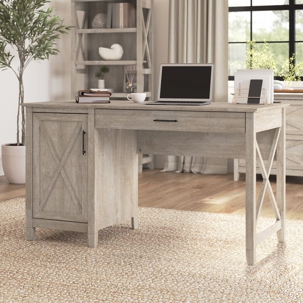Key West Computer Desk Key West 54W Computer Desk with Storage by Bush Furniture - Bed Bath ...