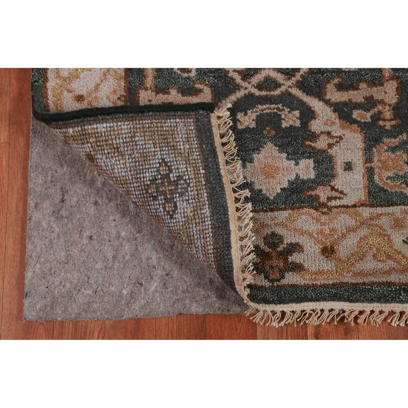 All-Over Oushak Oriental Runner Rug Handmade Wool Carpet - 2'9" x 8'4"