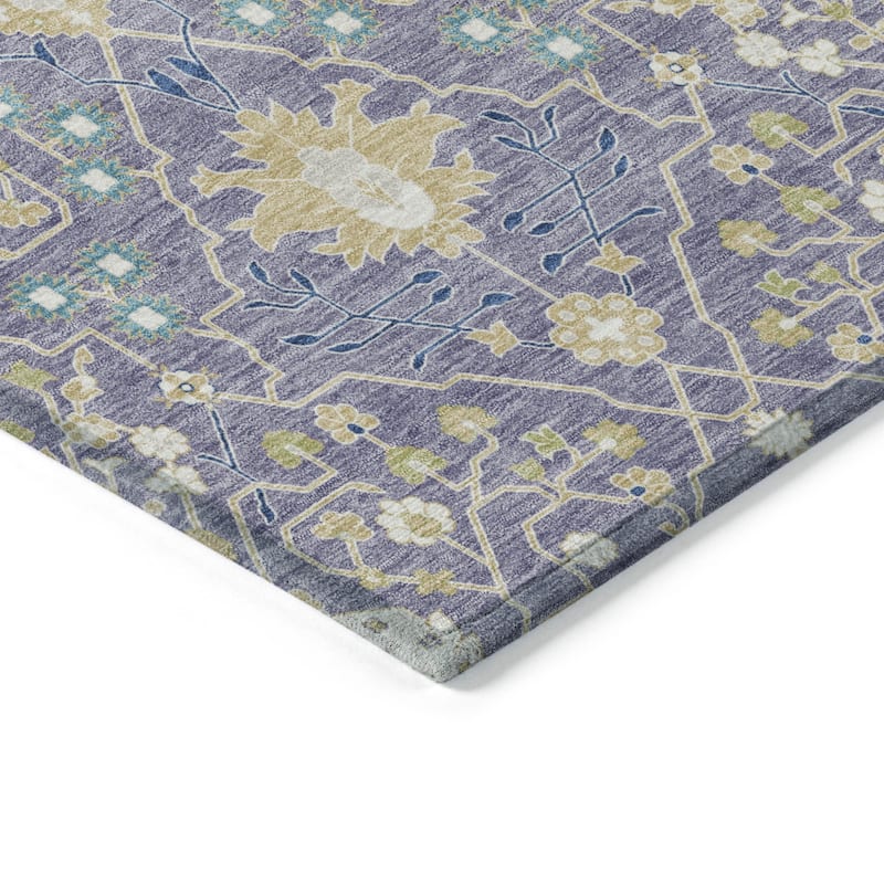 HomeRoots Oriental Traditional Rectangle Outdoor Rug