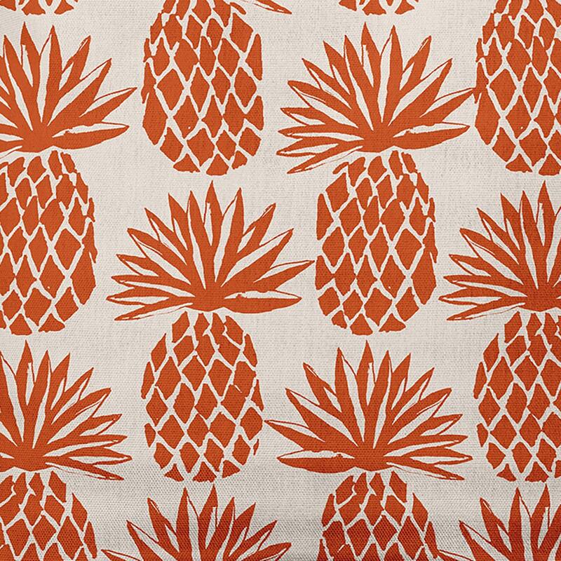 Pineapple Stripes Decorative Throw Pillow - 26" x 26" - Sienna