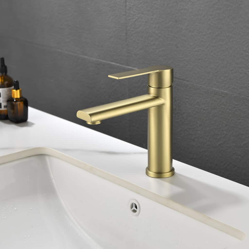 Single Handle Single Hole Bathroom Faucet